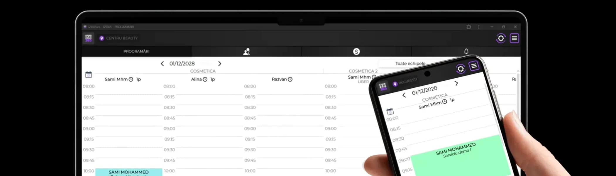 Suport IZI365 banner